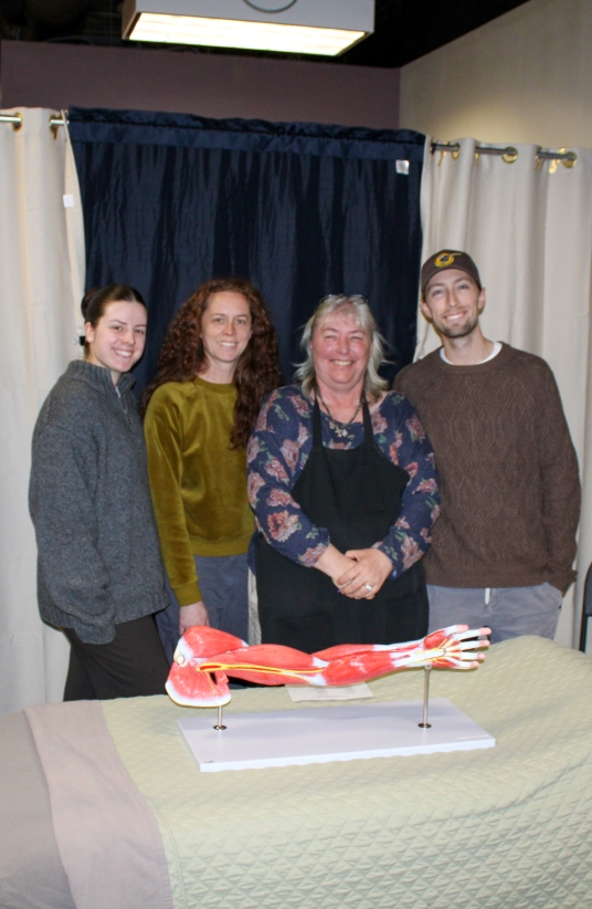 Group study session at Idaho School of Massage Therapy